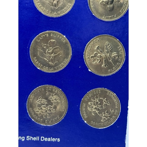 Shell Coat Of Arms Floral Emblems Of Canada Collector Set Of 13 Complete. - Picture 11 of 14